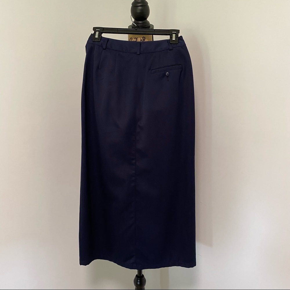 Liz Claiborne Liz Sport Blue Petite Skirt - Picture 2 of 9